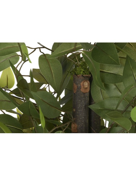 Árbol poliéster madera verde