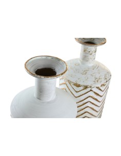 Jarrón metal dorado 2