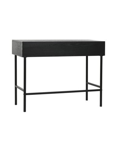 Consola abeto metal mármol negro