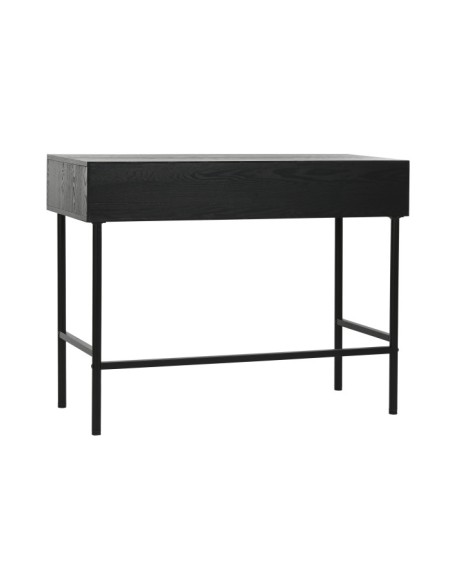 Consola abeto metal mármol negro