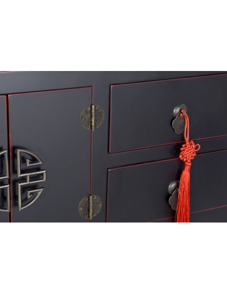 Consola oriental negro