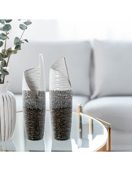 Jarrón cerámica mosaico