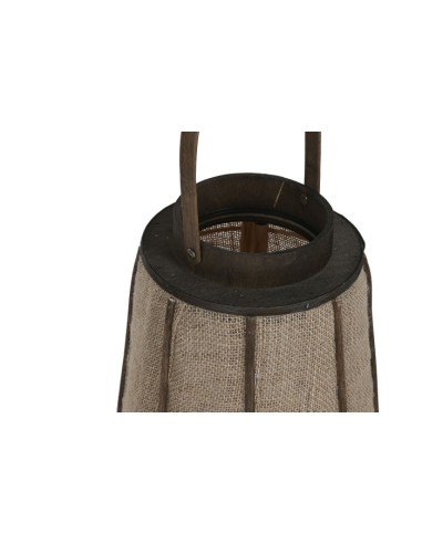 Portavela bambú