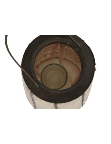 Portavela bambú