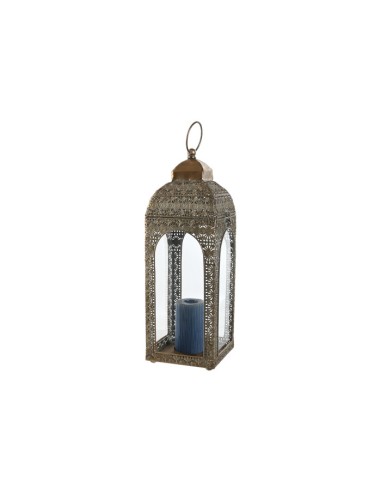 Set 2 farolas metal y cristal