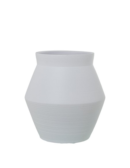 Macetero Cerámica 38cm Blanco Mate Macetero Cerámica 38cm Blanco Mate