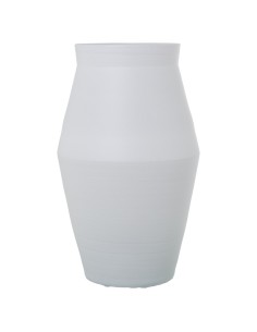 Macetero Cerámica 51cm Blanco Mate