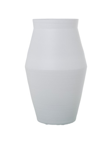 Macetero Cerámica 51cm Blanco Mate