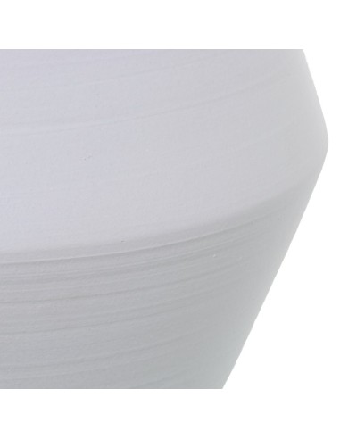 Macetero Cerámica 51cm Blanco Mate
