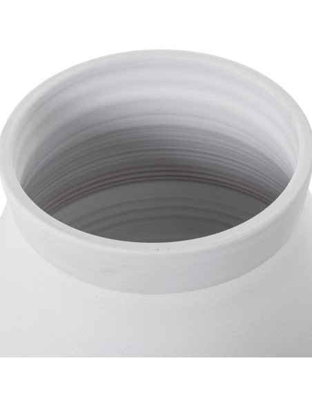 Macetero Cerámica 32cm Blanco Mate