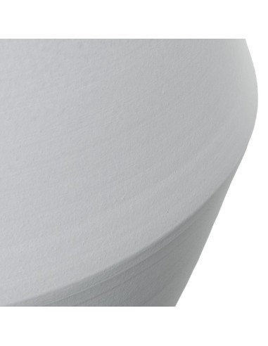 Macetero Cerámica 32cm Blanco Mate