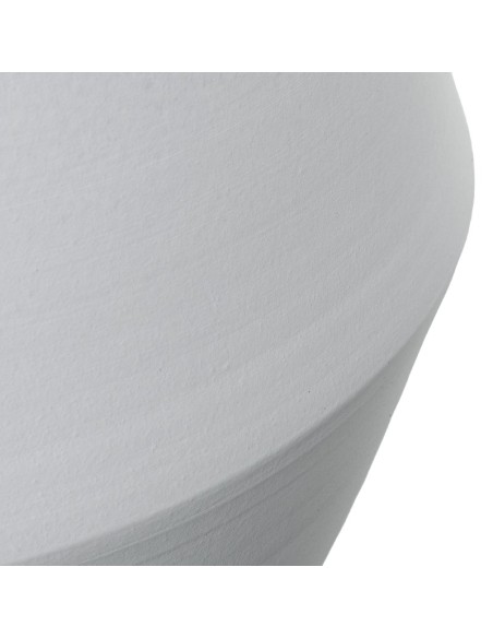 Macetero Cerámica 32cm Blanco Mate