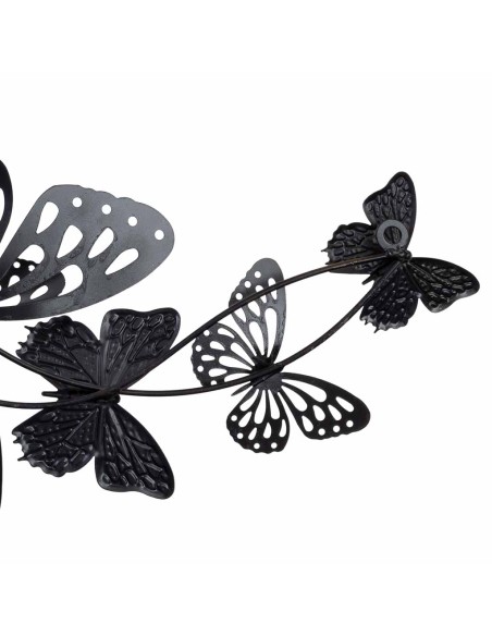 Decoración de pared metal con mariposas
