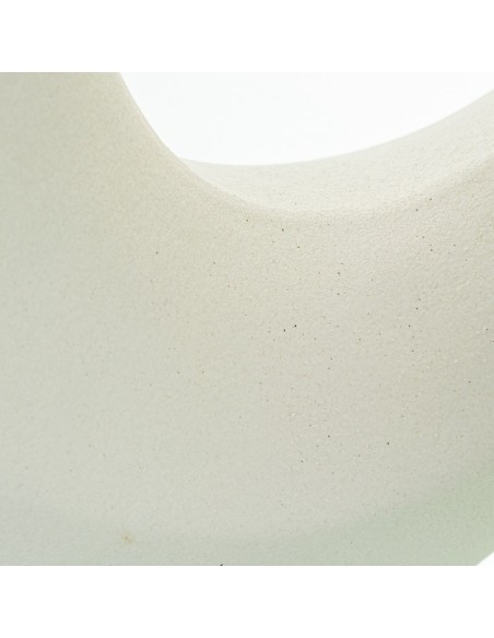 Jarrón Cerámica 31cm Blanco Mate