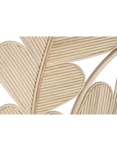 Cabecero cama ratán hoja natural