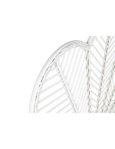 Cabecero cama bambú blanco