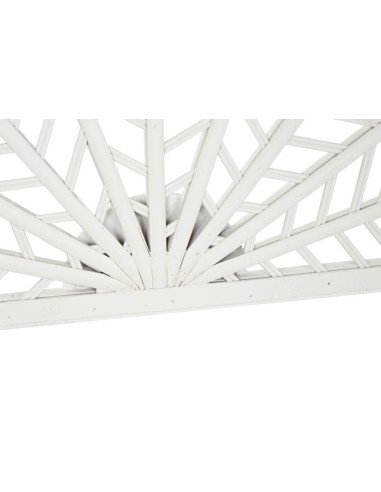 Cabecero cama bambú blanco