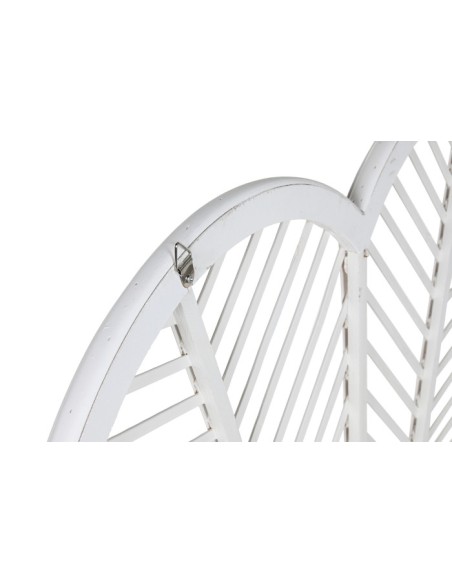 Cabecero cama bambú blanco