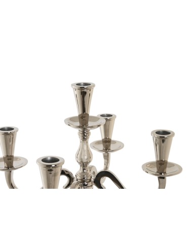 Candelabro Aluminio Cromado