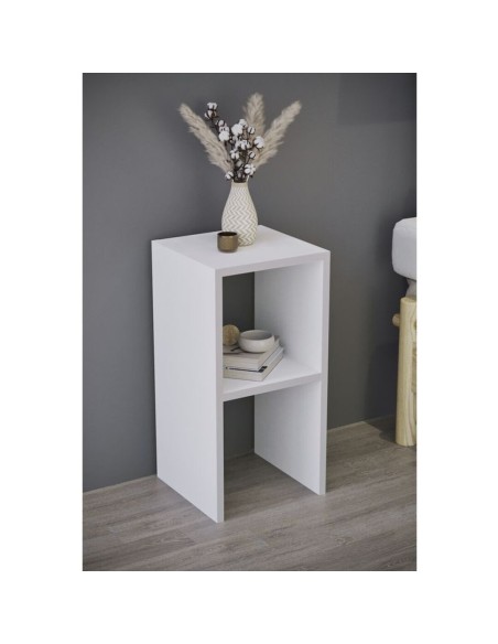 Mesita 2 estantes blanca Mesita 2 estantes blanca