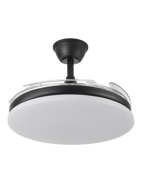 Ventilador de techo Tridente Negro 4 aspas