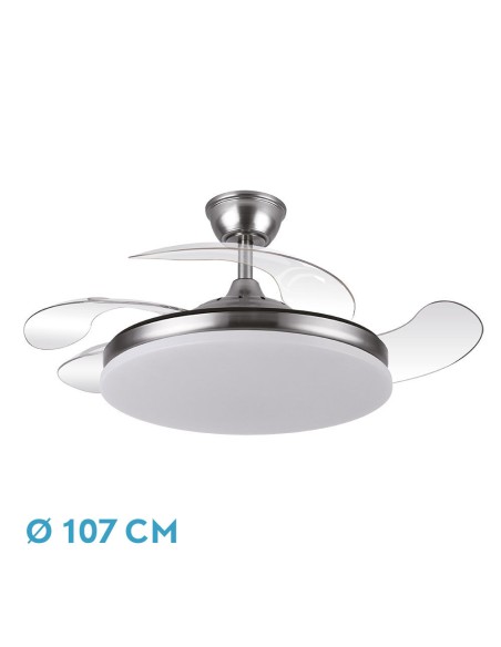 Ventilador de techo Tridente Niquel