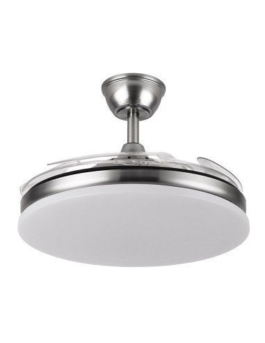 Ventilador de techo Tridente Niquel 4 aspas