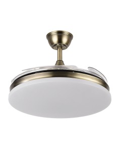 Ventilador de techo Tridente Cuero 4 aspas 2