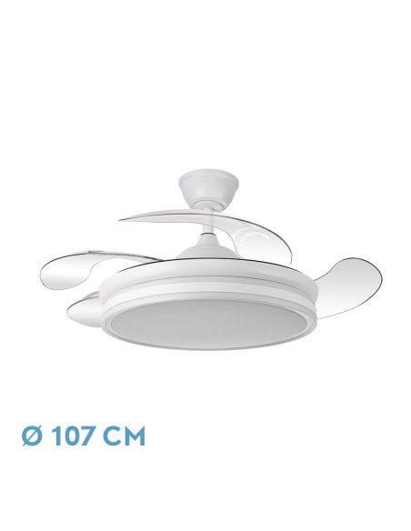 Ventilador de techo Bayomo Blanco Ventilador de techo Bayomo Blanco