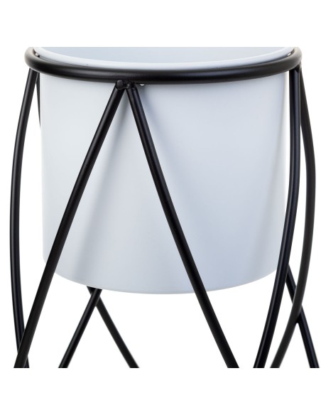 Macetero soporte metal