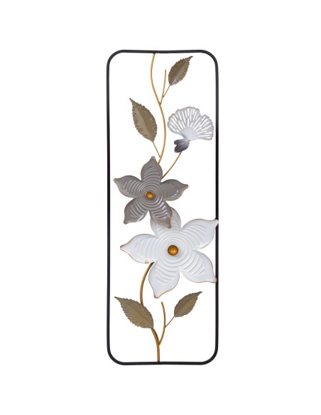 Mural decorativo pared metal 2 flores Mural decorativo pared metal 2 flores