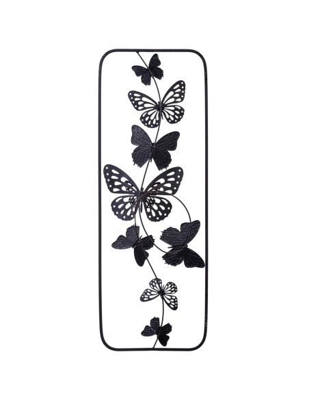 Mural decorativo pared metal mariposas