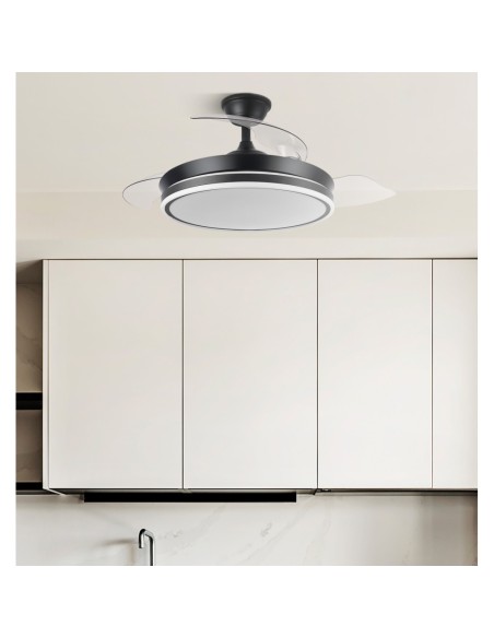 Ventilador de techo Bayomo Negro pequeño