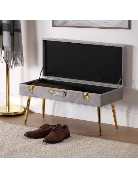 Pie de Cama Petto Gris