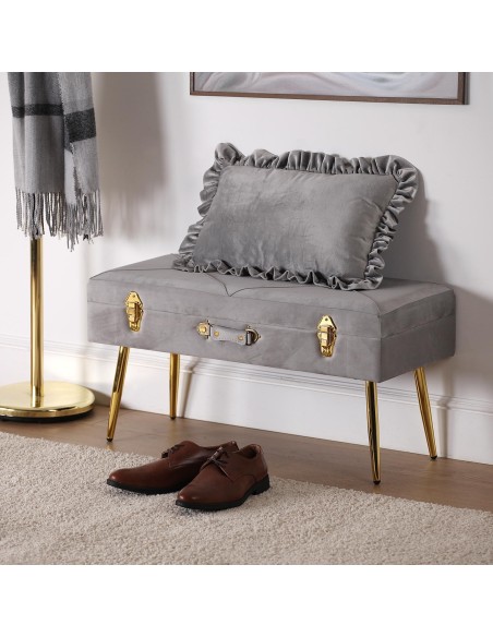 Pie de Cama Petto Gris Pie de Cama Petto Gris