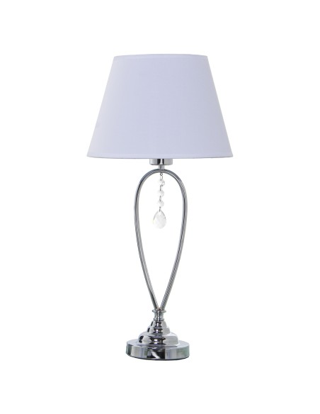 Lámpara Sobremesa Metal Plata