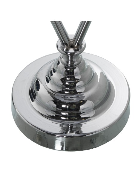 Lámpara Sobremesa Metal Plata