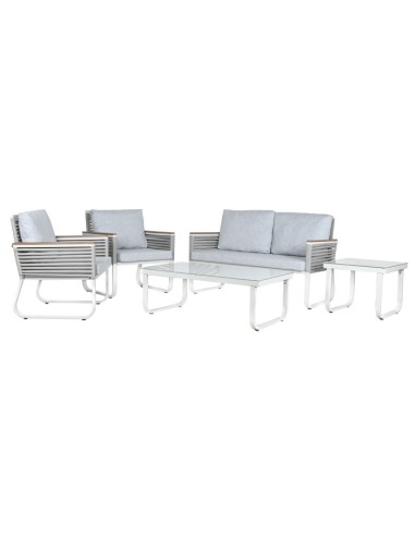 Conjunto jardín SET 5 pzas Acero Blanco