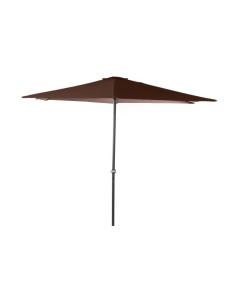 Parasol acero plegable marrón