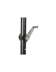 Parasol acero plegable blanco 2