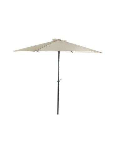 Parasol acero plegable blanco