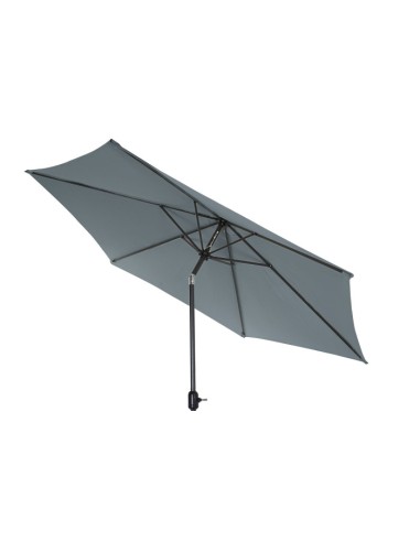 Parasol inclinable acero gris