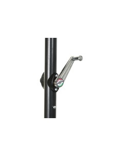 Parasol inclinable acero gris 2