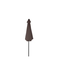 Parasol inclinable acero marron 2