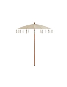 Parasol flecos beige