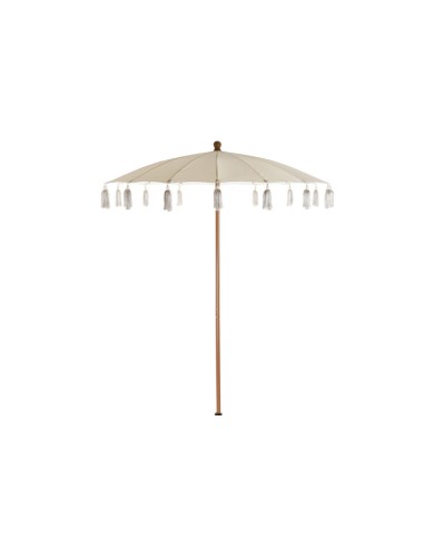 Parasol flecos beige