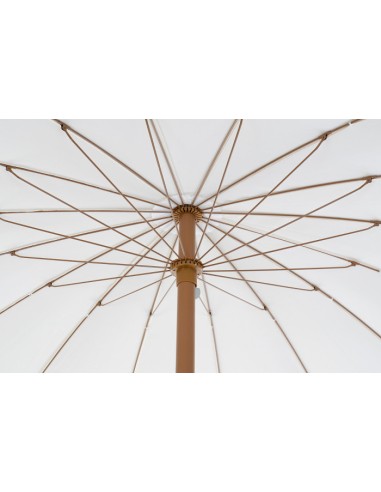 Parasol flecos beige