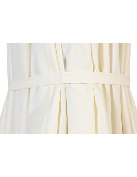 Parasol acero plegable beige