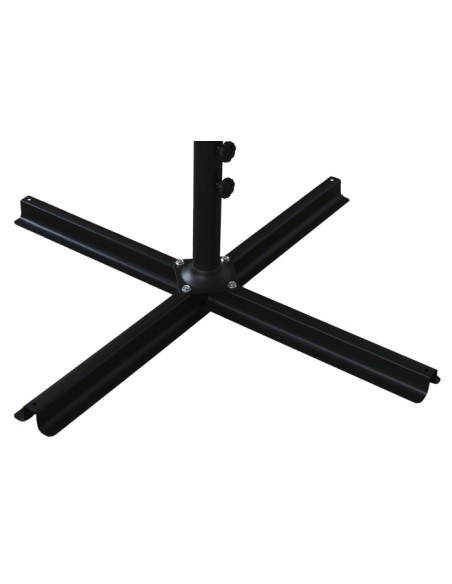 Parasol acero plegable beige