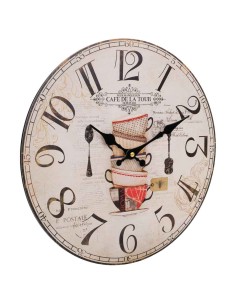 Reloj vintage de pared en madera